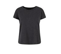 Build Your Brand Damen Box Tee - Locker geschnittenes T-Shirt im kastigen Schnitt, aus Single Jersey, perfekt für Streetstyle & Veredelung, Charcoal, XL