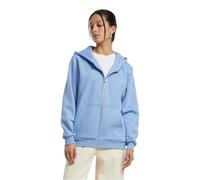 Build Your Brand Damen Fluffy Zip Hoody, gemütliche Kapuzenjacke im Relaxed Fit, Basic für Alltag und Freizeit