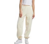 Build Your Brand Damen-Jogginghose Fluffy – flauschig – Weiß – 5XL