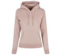 Build Your Brand Damen Kapuzenpullover Ladies Organic Hoody, Farbe duskrose, Größe S