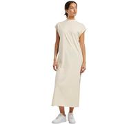 Build Your Brand Damen Kleid Ladies Long Extended Shoulder Dress, langes Damenkleid mit verlängerter Schulterpartie, 100% Baumwolle, Größen XS - 5XL