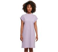 Build Your Brand Damen Kleid Ladies Turtle Extended Shoulder Dress, Farbe Lilac, Größe XXL