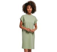 Build Your Brand Damen Turtle Extended Shoulder Dress Kleid BY101 soft salvia 3XL