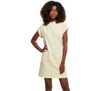 Build Your Brand Damen BY101-Ladies Turtle Extended Shoulder Dress Kleid, softyellow, L