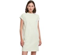 Build Your Brand Ladies Turtle Extended Shoulder Dress in Gr. L in Grün