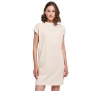 Build Your Brand Damenkleid Turtle Extended Shoulder Dress mit Stehkragen Baumwolle Rosa Gr. 2XL