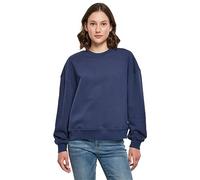 BY212 Build Your Brand Damen Sweatshirt mit Rundhalsausschnitt in Übergröße Light Navy S