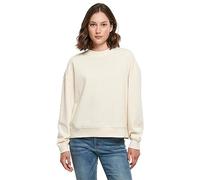 Build Your Brand Damen BY212-Ladies Oversized Crewneck Sweatshirt, whitesand, L