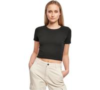 Build Your Brand Damen T-Shirt Ladies Cropped Tee, kurzgeschnittenes T-Shirt für Frauen, Regular Fit, Größen XS - 5XL
