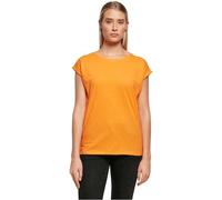 Build Your Brand Ladies Extended Shoulder T-Shirt in Gr. XXL in Orange