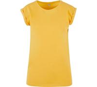 Build Your Brand Damen T-Shirt BY021 Extended Shoulder Tee lang geschnitten Dimyellow S
