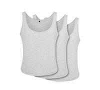 Build Your Brand Damen Tank Top Ladies Oversized Tanktop 3-Pack, verkürztes Tank Top für Frauen, Oversized Fit, Größen XS - 5XL