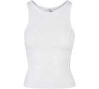 Build Your Brand Damen Tanktop Racer Back - Weiß | 5XL