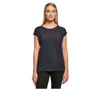 Build Your Brand Damen-T-Shirt BY021 mit verlängerten Schultern, Baumwolle, Navy 3XL