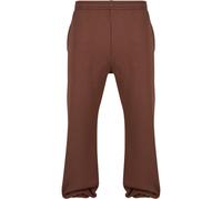 Build Your Brand Flauschige Herren-Sweatpants Fluffy - Schokolade | 3XL