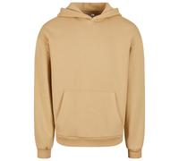 Build Your Brand Flauschiges Herren-Kapuzen-Sweatshirt Fluffy - Beige | 4XL