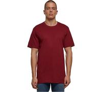 Build Your Brand Herren BB010-Basic Round Neck T-Shirt, Burgundy, 3XL
