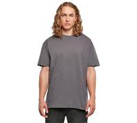 Build Your Brand Herren-T-Shirt BY102 Heavy Oversize Tee Baumwolle Dunkelgrau 3XL