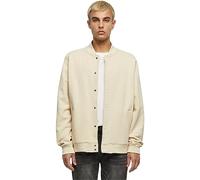 Build Your Brand Heavy Tonal College Jacket in Gr. 4XL in Beige