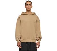 Build Your Brand Acid Washed Oversized Hoody in Gr. 3XL in Beige