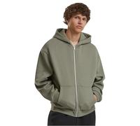 BUILD YOUR BRAND FLUFFY ZIP HOODY 3XL PALE OLIVE