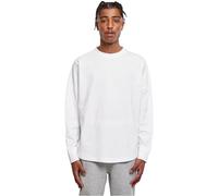 Build Your Brand Herren BY198-Oversized Cut On Sleeve Longsleeve T-Shirt, White, 3XL