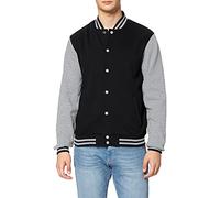 Build Your Brand Sweat College Jacket in Gr. 4XL in Schwarz