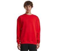 Build Your Brand Sweatshirt Crewneck – Herren Basic, klassischer Pullover – XL City Red