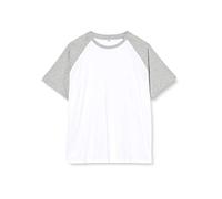 Build Your Brand Herren T-Shirt Raglan Contrast Tee, T-Shirt mit Raglan-Ärmeln, Rundhals, Regular Fit