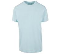 Build Your Brand T-Shirt Rundhals Herren – Regular Fit, Baumwolle – Blau XXL