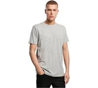 Build Your Brand Herren-T-Shirt BY004 Rundhals Baumwolle Regular Fit Heather Grey XS