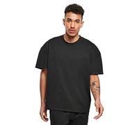 Build Your Brand Herren T-Shirt BY163 Box – überschnittene Schultern, Ultra Heavy Cotton – Black 4XL