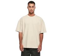 Build Your Brand Herren T-Shirt Ultra Heavy Cotton Box Tee, Basic T-Shirt für Männer, Oversized Fit, Sand, 3XL
