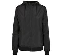 Build Your Brand Damen-Windjacke Recycled - Schwarz / schwarz | M
