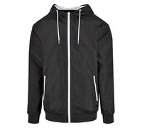 Build Your Brand Jacke Recycled Windrunner Black/White 4XL