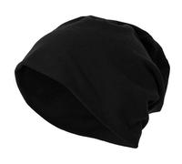 Build Your Brand Jersey Beanie, Black, one Size