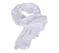 Build Your Brand Unisex - Erwachsene BY063-Jersey Scarf Schal, White, one Size