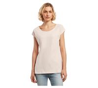 Build Your Brand Damen BB013-Ladies Wide Neck Tee T-Shirt, pink, 3XL