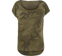 Build Your Brand Damen Camo-Tee Olive Camo Größe S