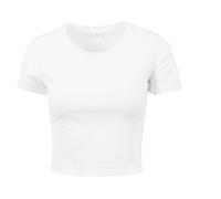 Build Your Brand Damen T-Shirt Ladies Cropped Tee, kurzgeschnittenes T-Shirt für Frauen, Regular Fit, Größen XS - 5XL
