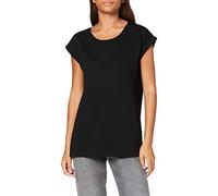 BY138 Build Your Brand Damen Bio T-Shirt mit verlägerer Schulter Black XXL