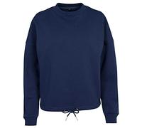 Build Your Brand Ladies Oversize Crewneck Blau Light Navy L