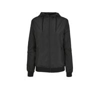 BUILD YOUR BRAND LADIES RECYCLED WINDRUNNER M BLACK / BLACK