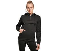Build Your Brand Womens BY097-Ladies Sweat Pull Over Hoody Hooded Sweatshirt, schwarz, L