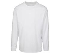 BY091 Build Your Brand langarm T-Shirt mit Bündchen White XXL