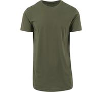 Build Your Brand Langes Herren T-Shirt - Olivgrün | 4XL