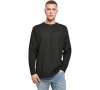 Build Your Brand Longsleeve Tee with cuffrib Schwarz Black XXL
