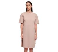 Build Your Brand Damen BY181-Ladies Essentials Oversized Slit Tee Dress