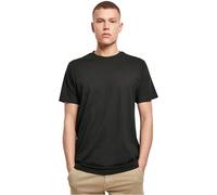 Build Your Brand Mens BY136-Organic Round Neck T-Shirt, Black, 3XL
