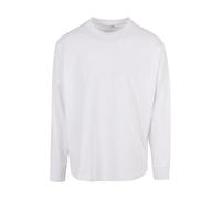 BY198 Build Your Brand Langarmshirt in Übergröße White XXL